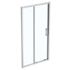 Armitage Shanks Connect 2 Framed Square Sliding Shower Door Chrome & Glass 1000mm x 1955mm