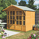 Rowlinson Eaton 6' 6" x 6' 6" (Nominal) Apex Timber Summerhouse