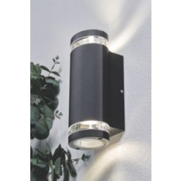 Zink Helix Outdoor Up/Down Light Black