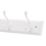Essentials 4-Hook Rail White 458mm x 95mm