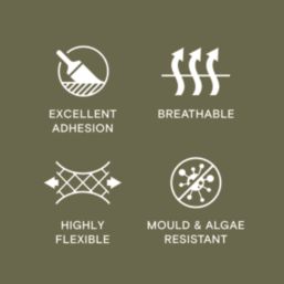 LickPro 5Ltr Smooth Green 05 Masonry Paint