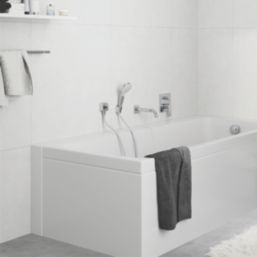 Hansgrohe Vernis Shape Chrome Wall Mounted Bath Mixer Tap Spout