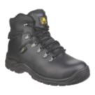 Amblers AS335 Poron XRD Internal Metatarsal Size 15  Black Water-Resistant Steel Toe Cap Safety Boots