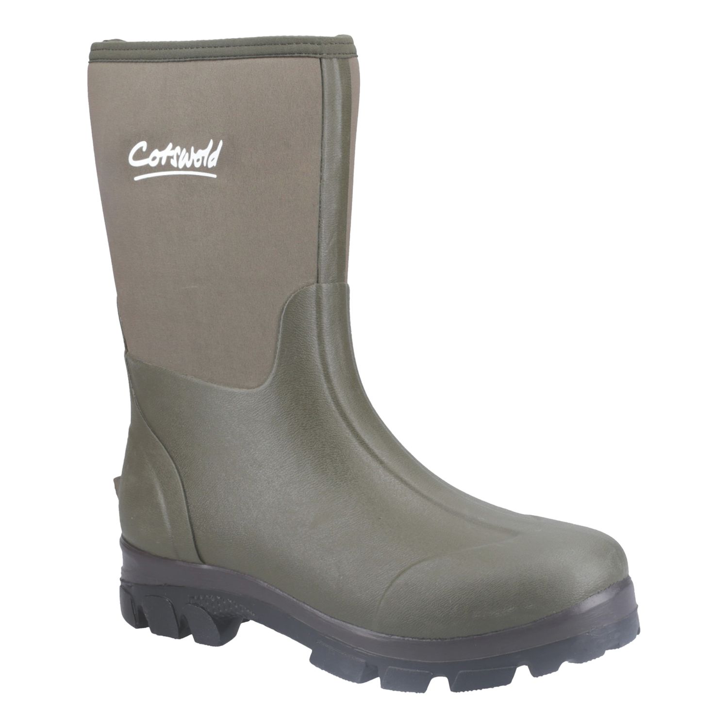 Cotswold Kensington Size 12 Green Non Safety Wellies (168XU)