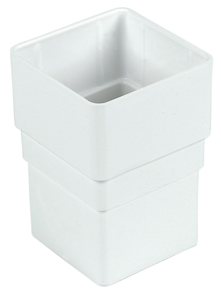 FloPlast Square Line Square Drainage Socket White 65mm | Square Line ...