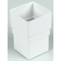 FloPlast  Square Drainage Socket White 65mm