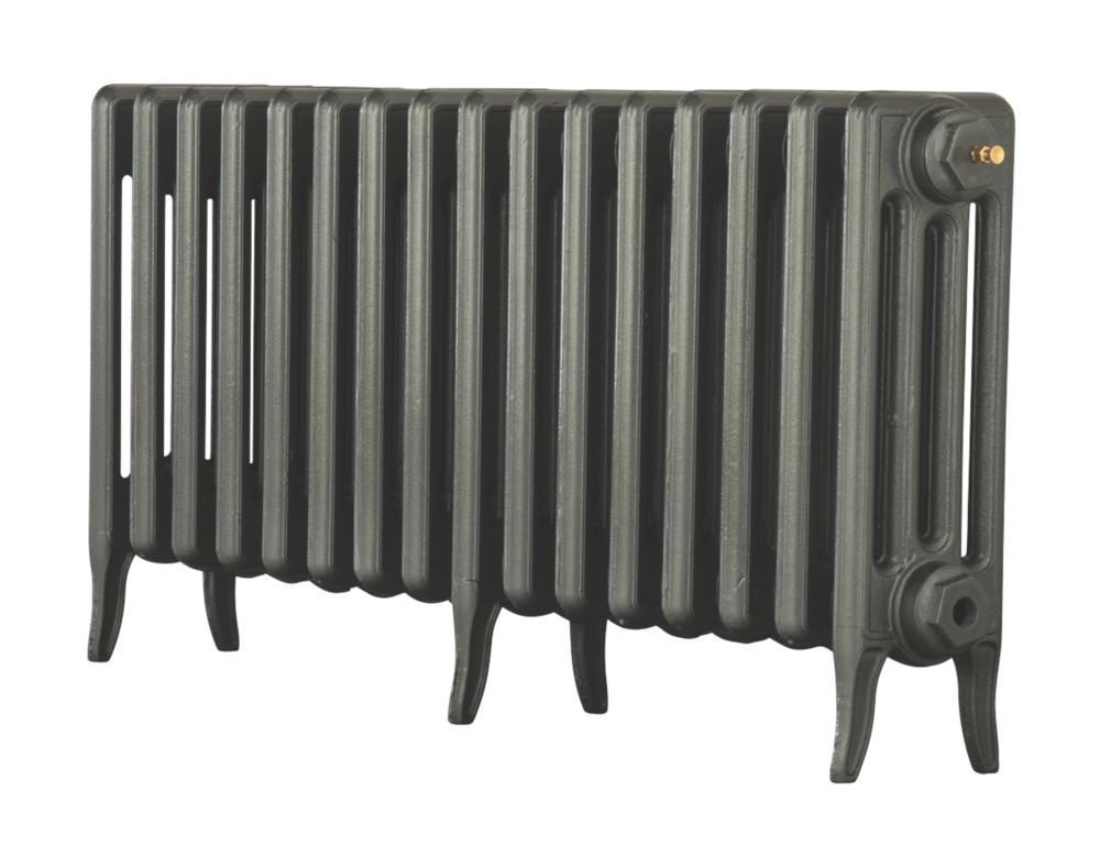 Arroll 460mm x 994mm 3128BTU Cast Grey Cast Iron 4 Column Radiator ...