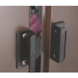 Yardmaster  7' 6" x 6' (Nominal) Apex Shiplap Metal Shed Brown