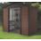 Yardmaster  7' 6" x 6' (Nominal) Apex Shiplap Metal Shed Brown