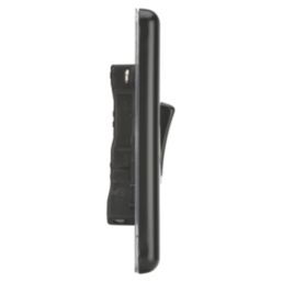 Knightsbridge Raised Edge Rounded 10AX 1-Gang 1-Way Double Pole Switch  Matt Black