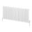 Reina Piatto Single 600mm x 1420mm 3630BTU White Horizontal Designer Radiator