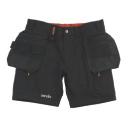 Scruffs Alverton Stretch Holster Work Shorts Black 34" W