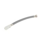 Flomasta Push-Fit Straight Flexible Compression Hose with Isolating Valve 15mm x 1/2" x 300mm