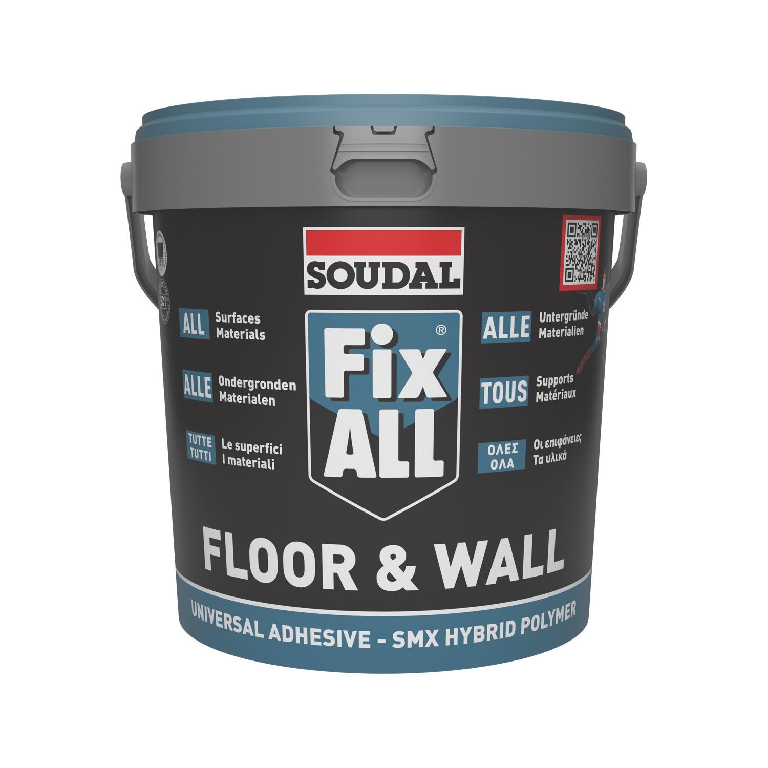 Soudal Fix All Wall & Floor Hybrid Polymer Adhesive 2.4Ltr (169FE)