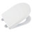 Croydex Eyre Soft-Close with Quick-Release Toilet Seat Thermoset Plastic White