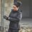 Site Dunfee Womens Hoodie Black Size 10