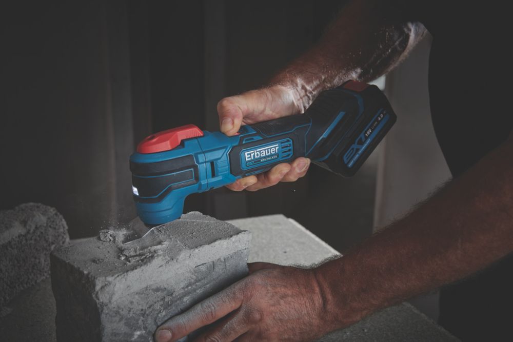 Erbauer EMT18-Li-QC 18V Li-Ion EXT Brushless Cordless Multi-Tool - Bare -  Screwfix