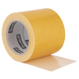 3M No Residue Carpet Tape Clear 7m x 50mm - Screwfix