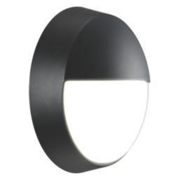 Luceco Eco Outdoor Round LED Eyelid Bulkhead Black/White 10W 400lm