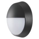Luceco Eco Outdoor Round LED Eyelid Bulkhead Black/White 10W 400lm