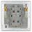LAP  20A 1-Gang DP Boiler Switch Brushed Stainless Steel with LED
