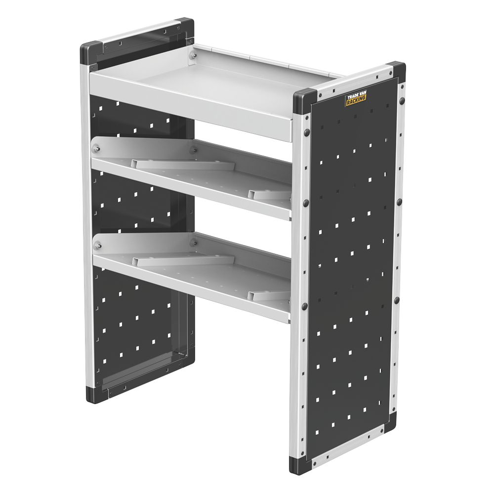 Van Guard  Universal Trade Van Racking Unit (1 Straight & 2 Angled Shelves) 750mm x 381mm x 1009mm
