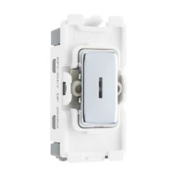 British General Nexus Metal Grid 20A Grid DP Key Switch Polished Chrome