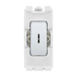 British General Nexus Metal Grid 20A Grid DP Key Switch Polished Chrome