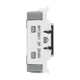 British General Nexus Metal Grid 20A Grid DP Key Switch Polished Chrome