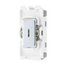 British General Nexus Metal Grid 20A Grid DP Key Switch Polished Chrome