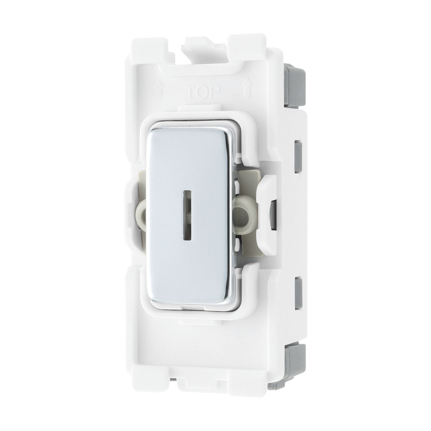 British General Nexus Metal Grid 20A Grid DP Key Switch Polished Chrome (169PY)