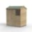 Forest Beckwood 6' x 4' (Nominal) Reverse Apex Shiplap Timber Shed with Assembly