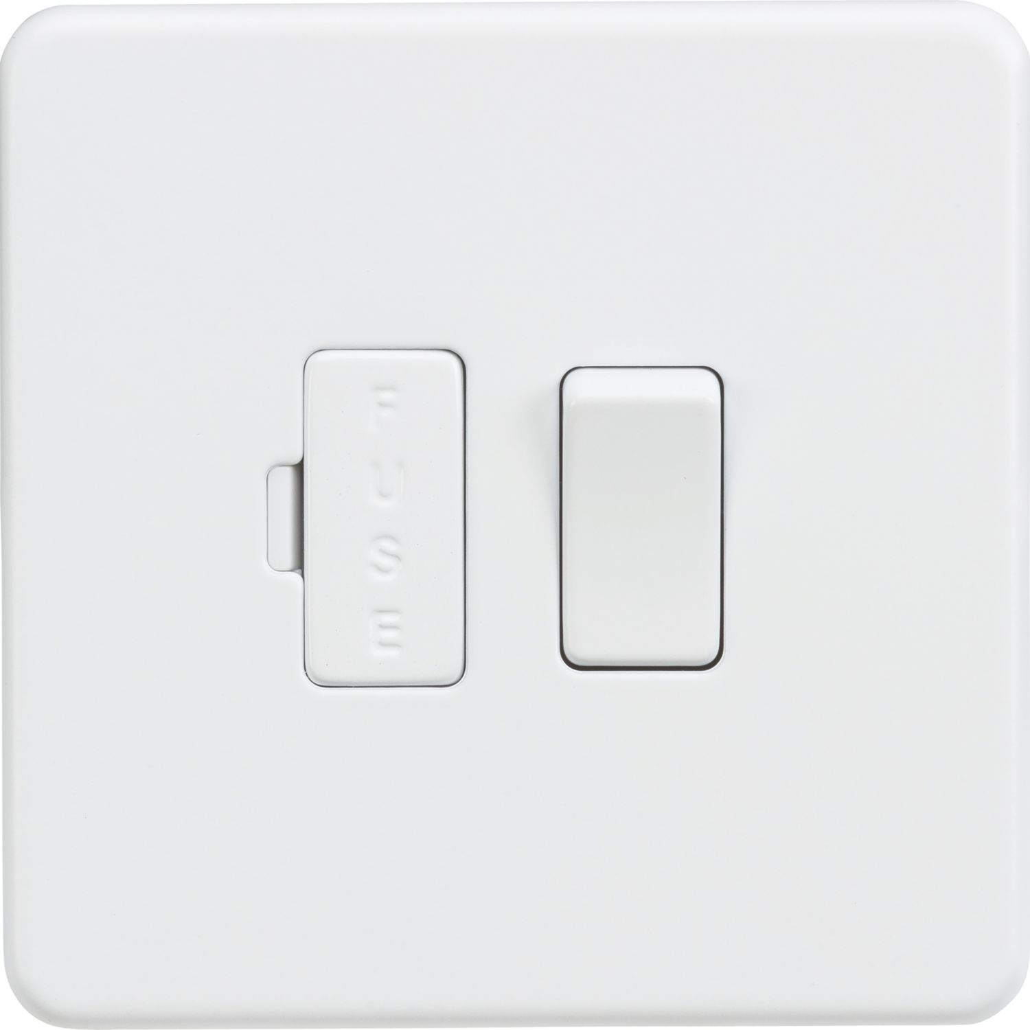Knightsbridge 13A Switched Fused Spur Matt White (169TY)