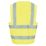 Site Rushton Hi-Vis Waistcoat Yellow 2X Large / 3X Large 52" Chest