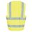 Site Rushton Hi-Vis Waistcoat Yellow 2X Large / 3X Large 52" Chest