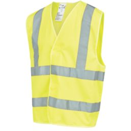 Site Rushton Hi-Vis Waistcoat Yellow 2X Large / 3X Large 52" Chest