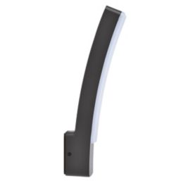 Lutec Kira Outdoor LED Wall Light Dark Grey 17.3W 1250lm