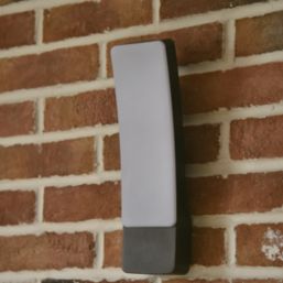 Lutec Kira Outdoor LED Wall Light Dark Grey 17.3W 1250lm