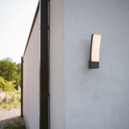 Lutec Kira Outdoor LED Wall Light Dark Grey 17.3W 1250lm