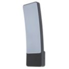 Lutec Kira Outdoor LED Wall Light Dark Grey 17.3W 1250lm