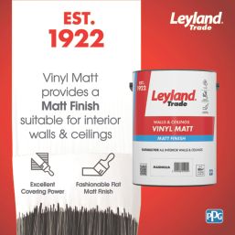 Leyland Trade  5Ltr Magnolia Vinyl Matt Emulsion  Paint