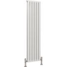 Reina Harley Double 1600mm x 420mm 3681BTU White Vertical Designer Radiator