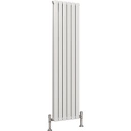 Reina Harley Double 1600mm x 420mm 3681BTU White Vertical Designer Radiator