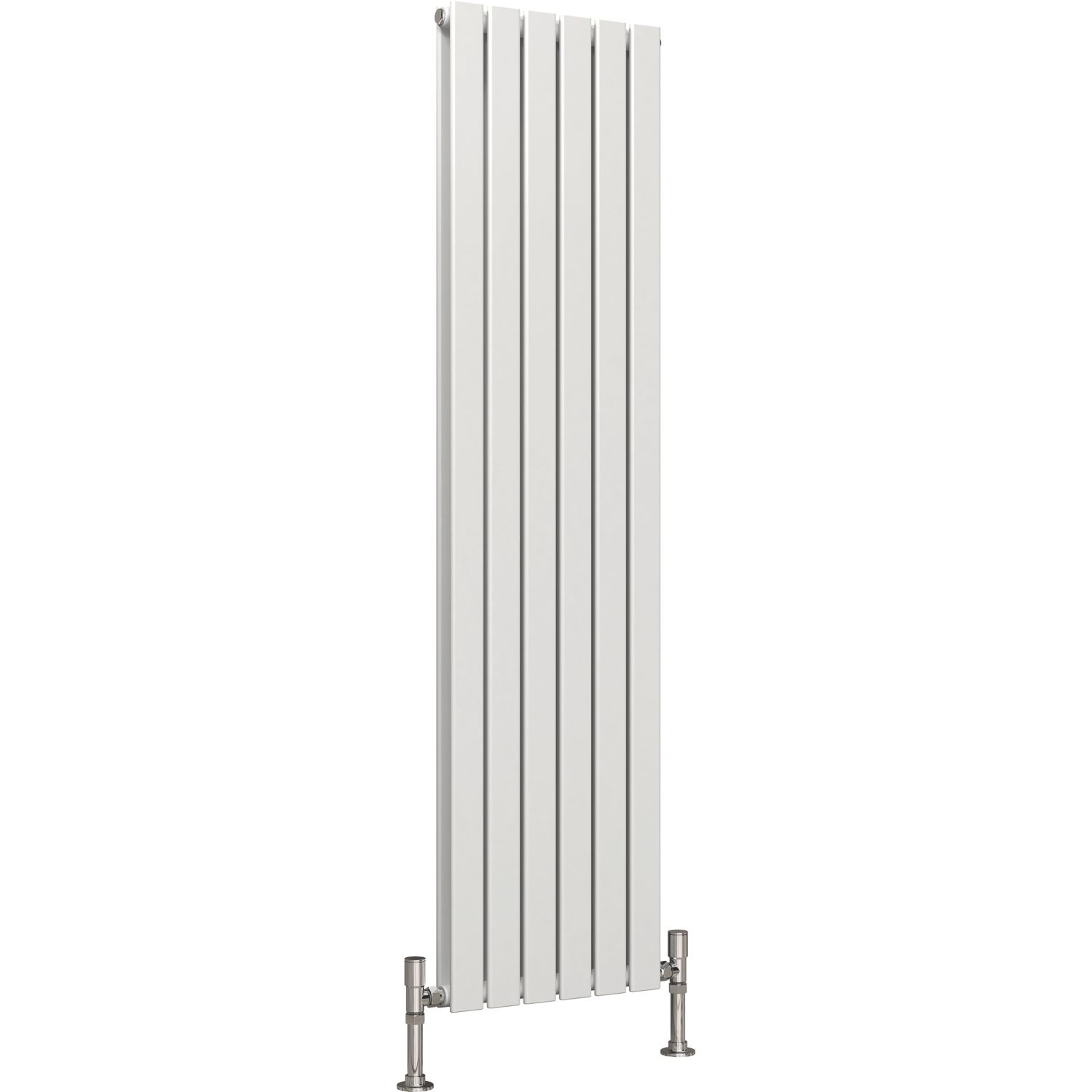 Reina Harley Double 1600mm x 420mm 3681BTU White Vertical Designer Radiator (170EE)