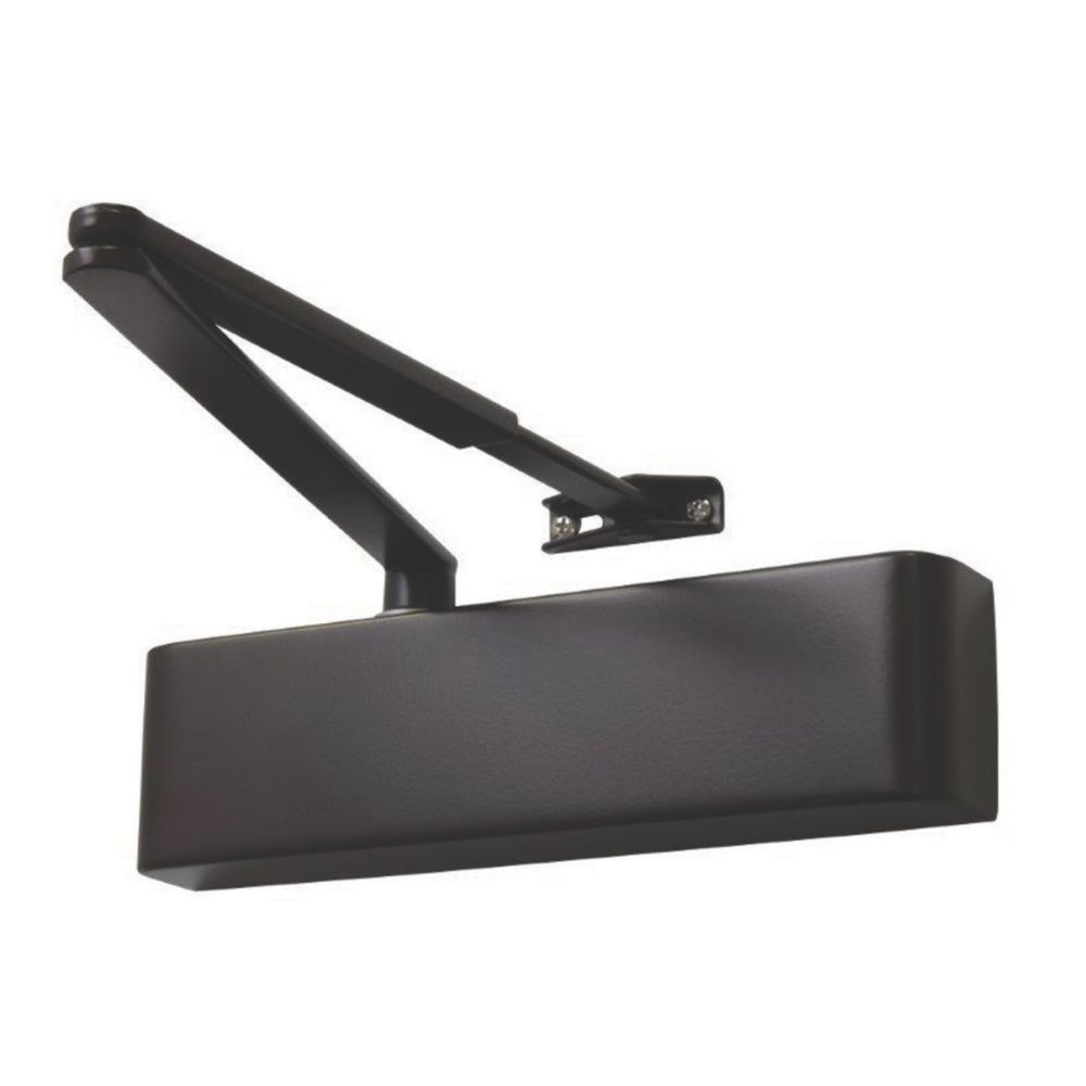 Rutland TS.9205 Fire Rated Overhead Door Closer Dark Bronze Screwfix