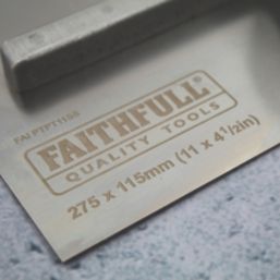 Faithfull Prestige Pre-Worn Plastering Trowel 11"