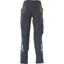 Mascot Accelerate 18579 Work Trousers Dark Navy 32.5" W 35" L