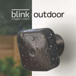 Blink B088CX996D Black Wireless Smart Camera System & 2 1080p Outdoor Cameras