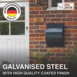 Burg-Wachter Riviera Post Box Anthracite Metallic