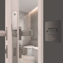 LAP  10A 1-Gang 3-Pole Fan Isolator Switch Black Nickel  with Black Inserts